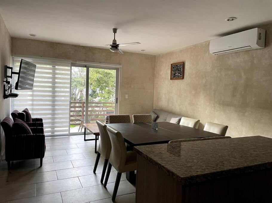 Appartamento Departamento dentro de Aldea Zamá Tulum Esterno foto