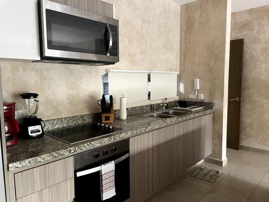 Appartamento Departamento dentro de Aldea Zamá Tulum Esterno foto