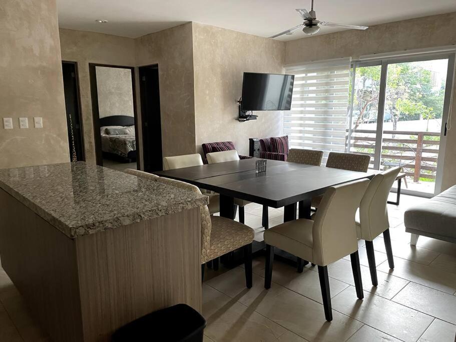 Appartamento Departamento dentro de Aldea Zamá Tulum Esterno foto